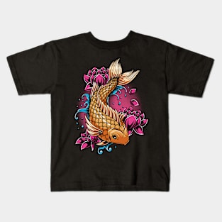 Koi fish art Kids T-Shirt